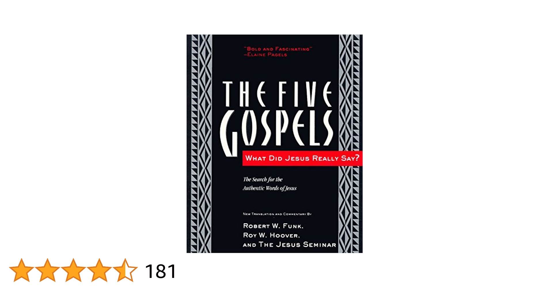 語学+参考書 The Five Gospels: What Did Jesus Really Say? The Search for the Authentic Words of Jesus 81yCPwajTcL._UF1000,1000_QL80_.jpg